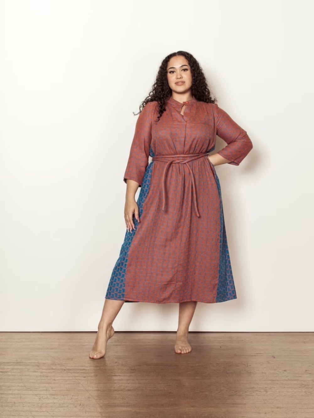 Ace & Jig Casey dress in Makeup, sz M